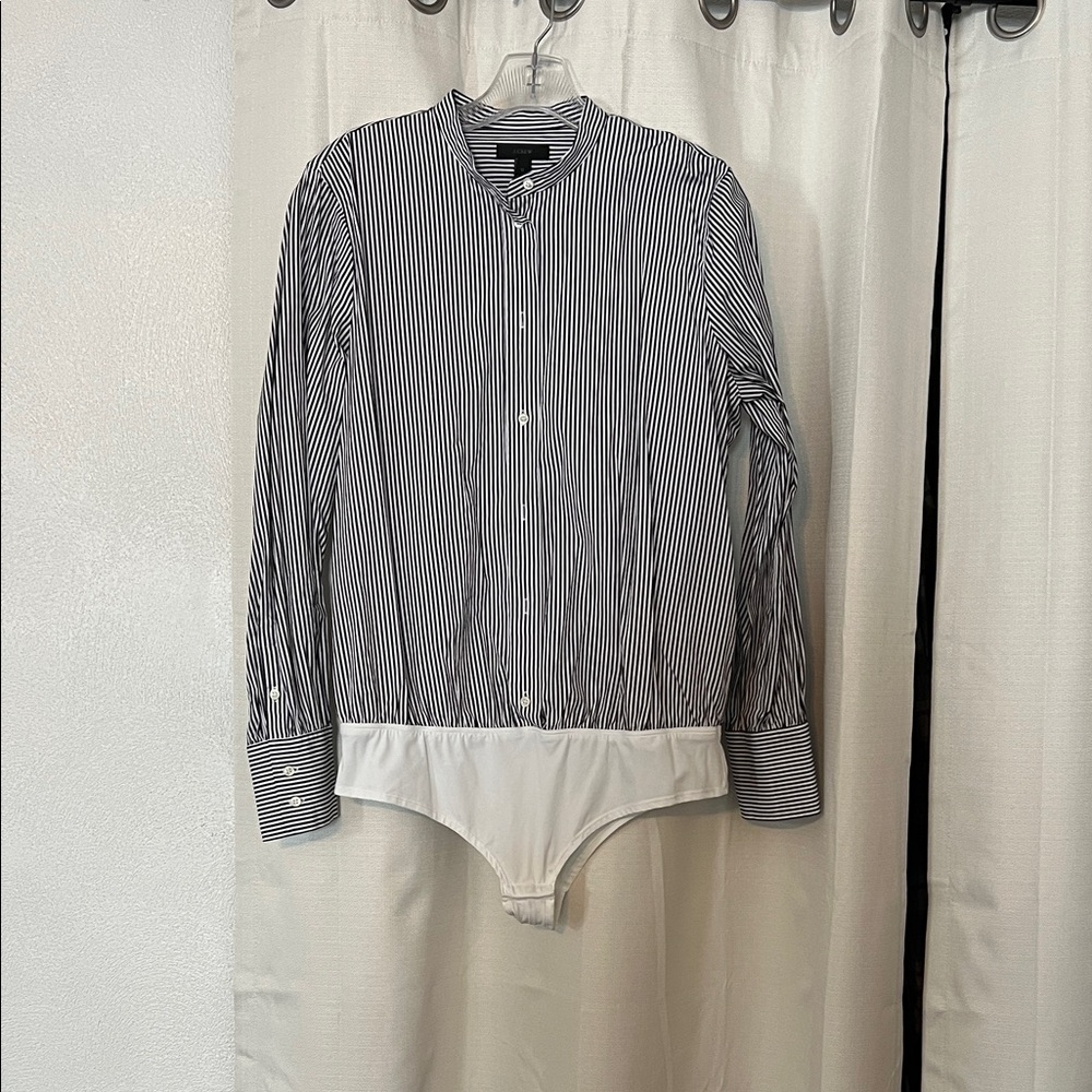 J. Crew Bodysuit Dress Shirt